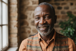 homme noir d'environ 58 ans d'afrique du sud 